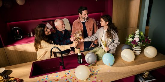 Chiuvete de bucatarie pentru bucatarii open-space